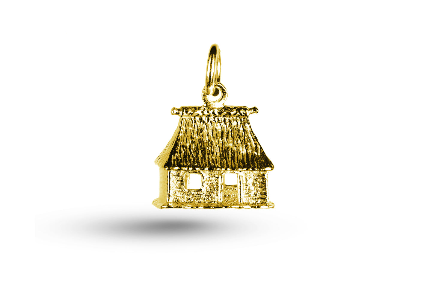 Yellow gold Hut charm.