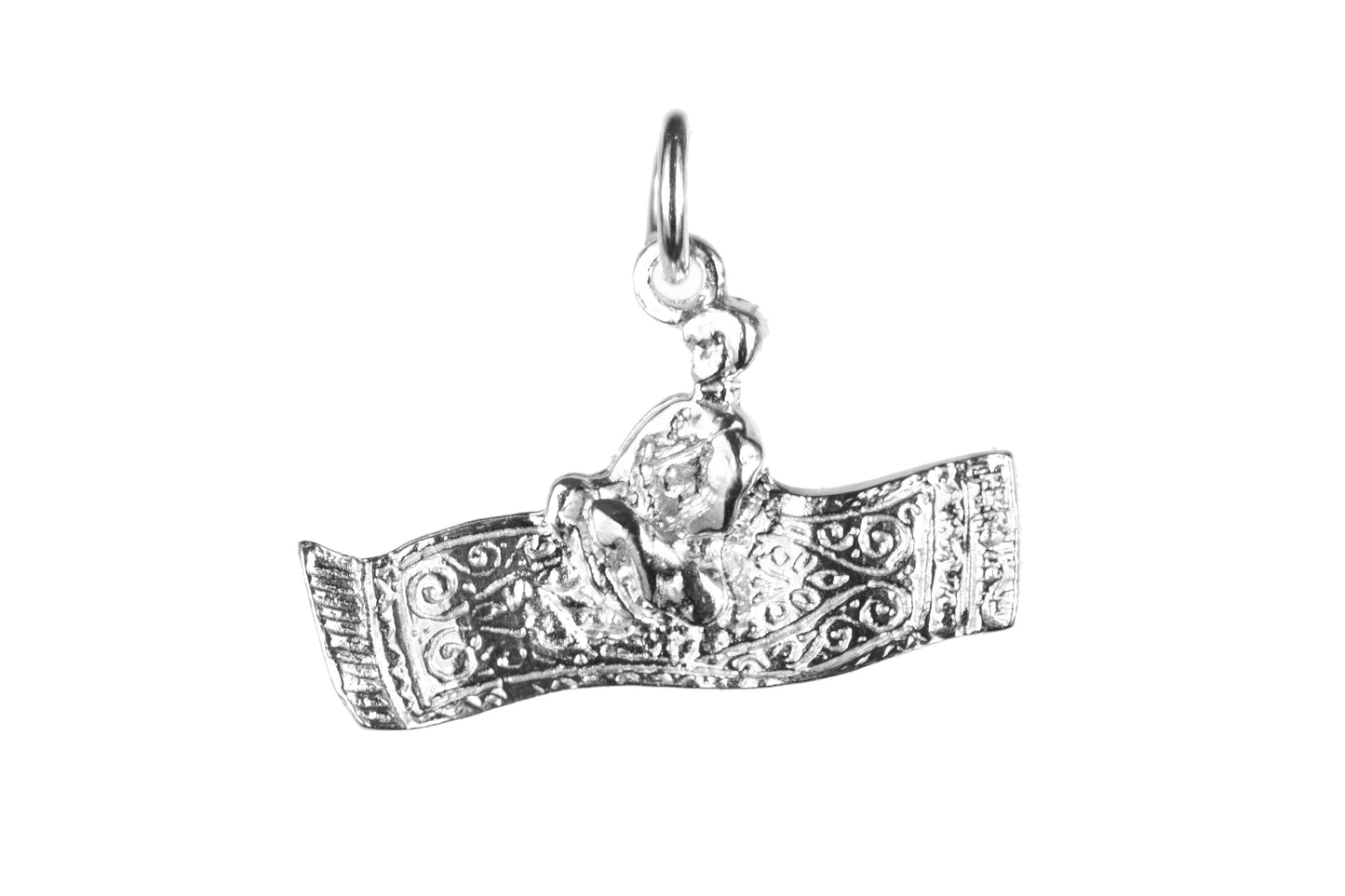White gold Magic Carpet charm.