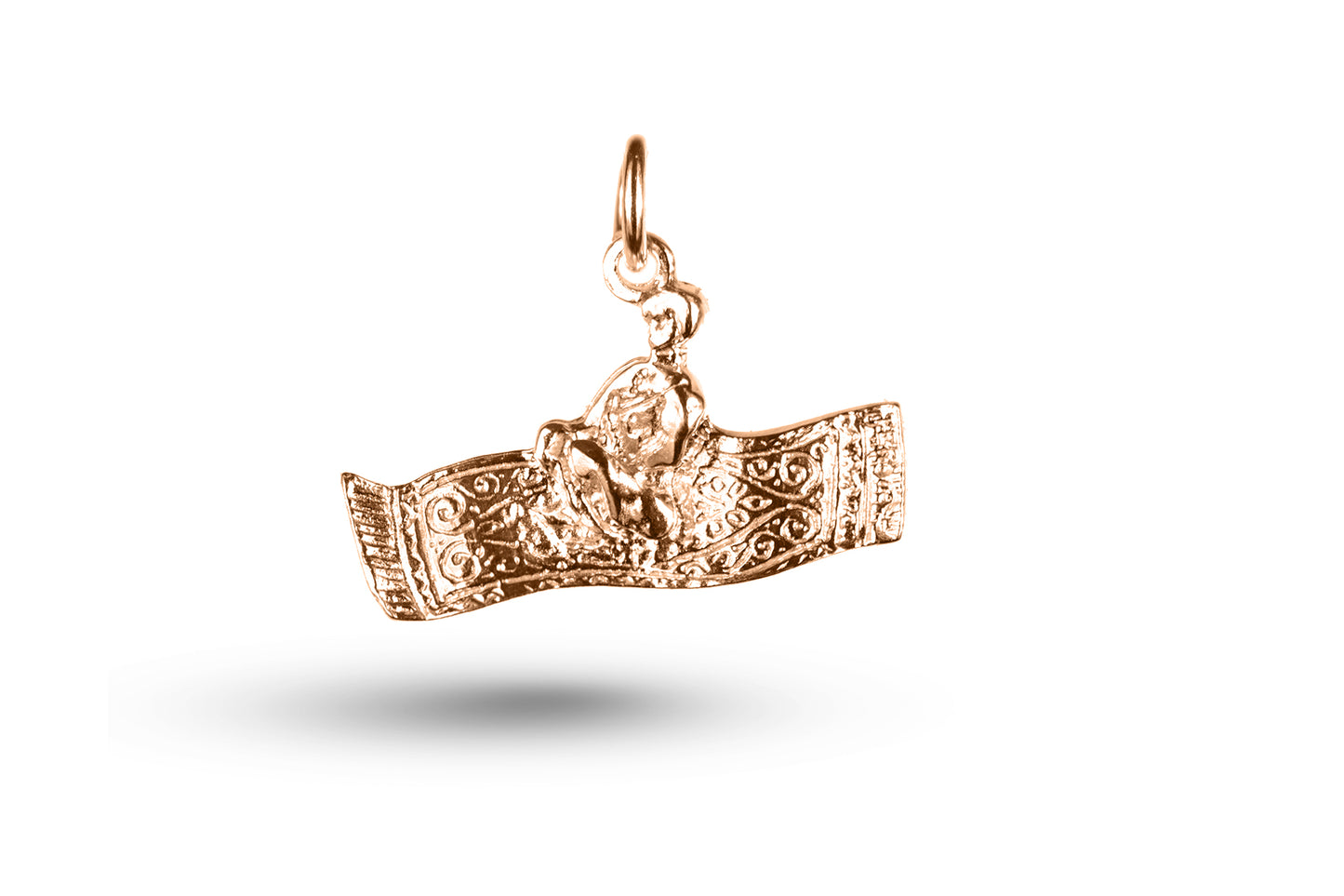 Rose gold Magic Carpet charm.
