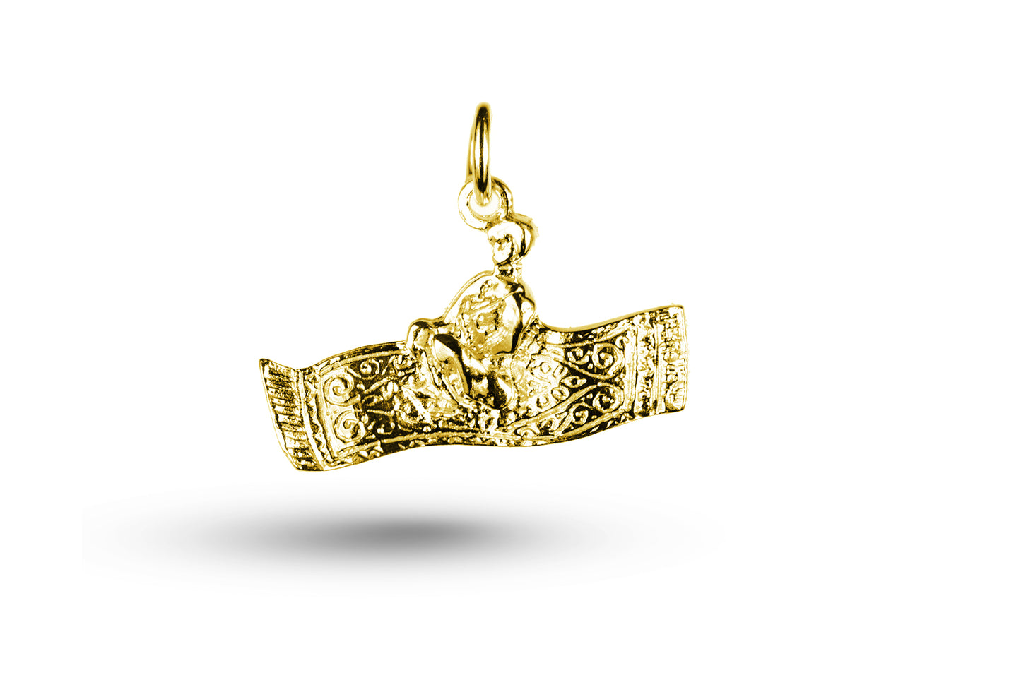 Yellow gold Magic Carpet charm.