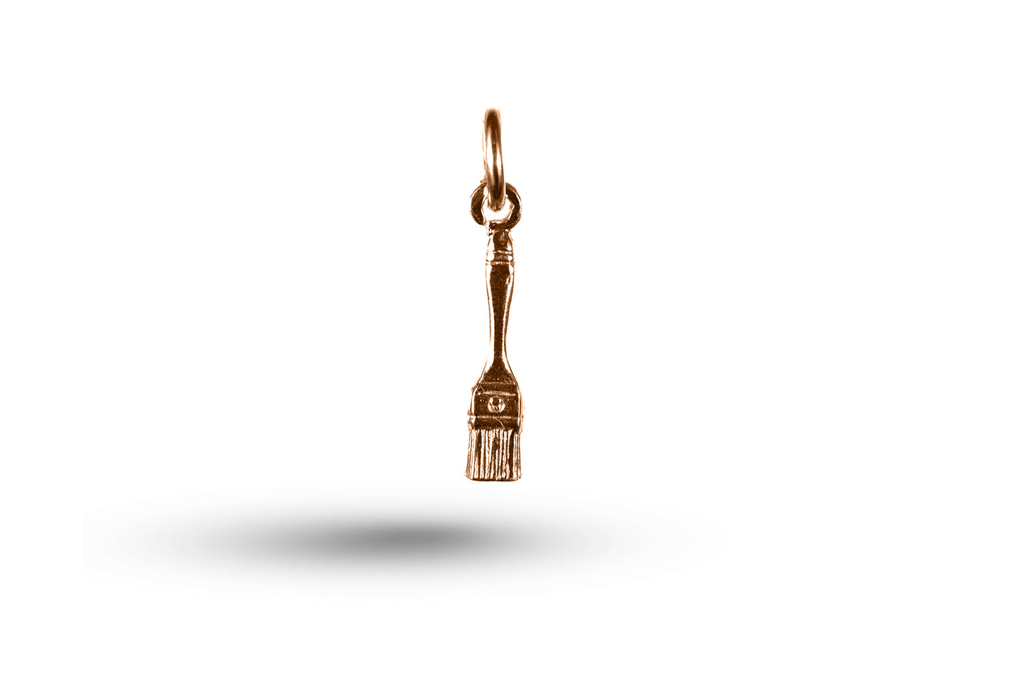 Rose gold Paint Brush charm.