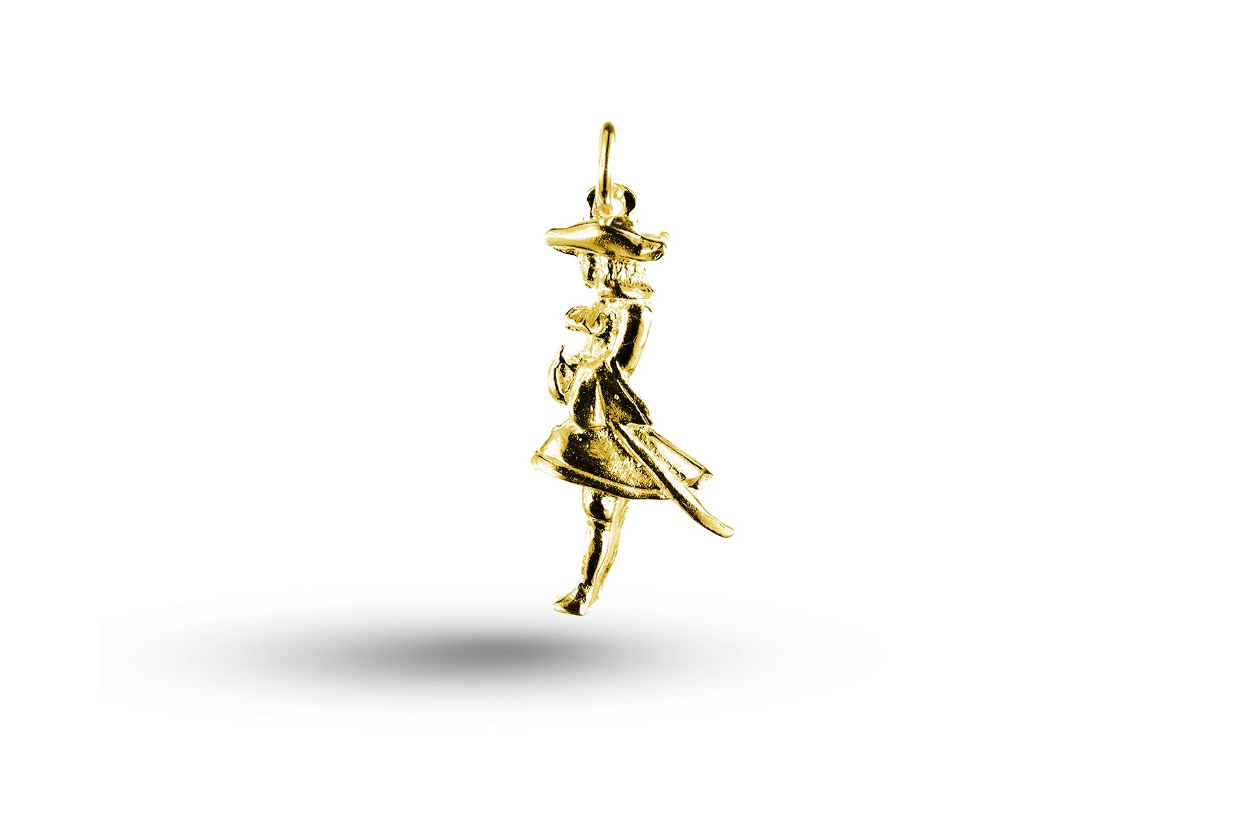 Yellow gold Period Gentleman charm.