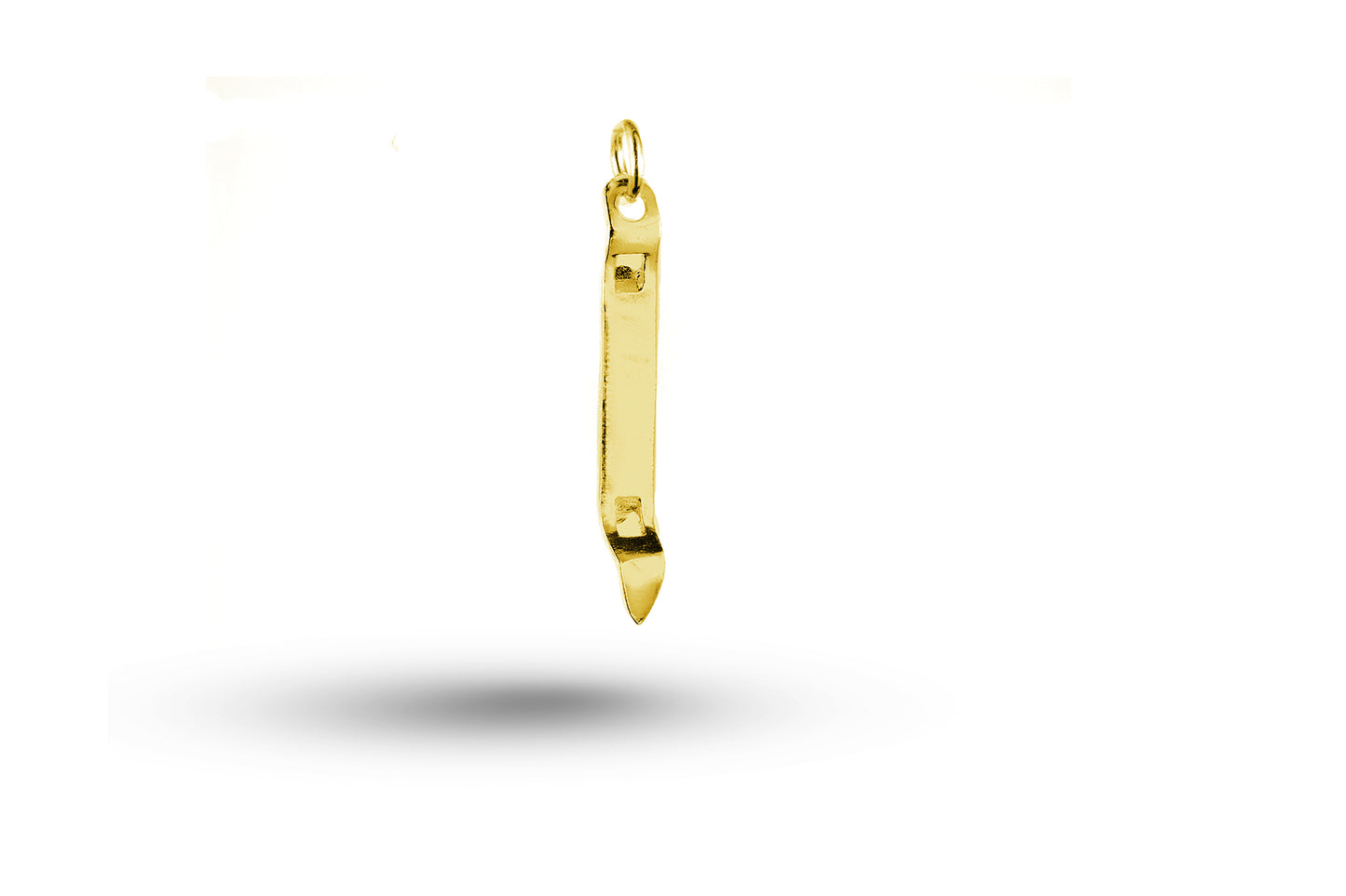 Luxury yellow gold Can Opener charm.