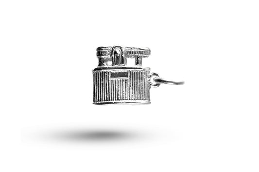 White gold Lighter charm.