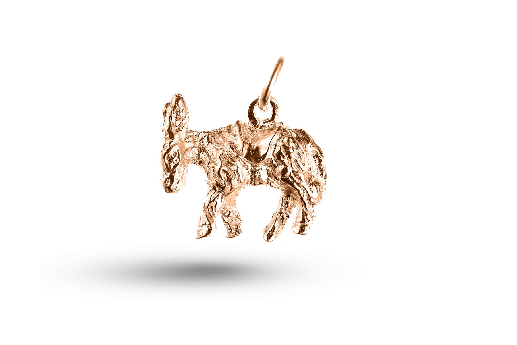 Rose gold Large Donkey charm.