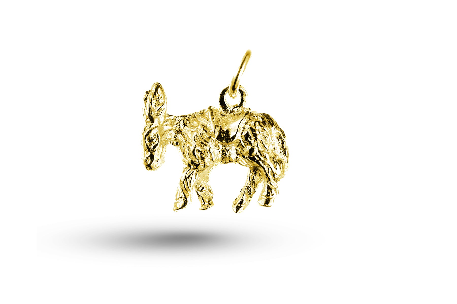 Yellow gold Large Donkey charm.