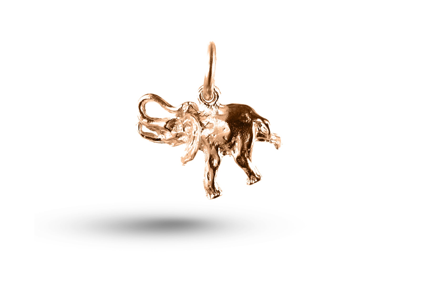 Rose gold Elephant charm.