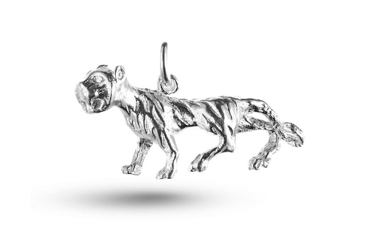 White gold Tiger charm.