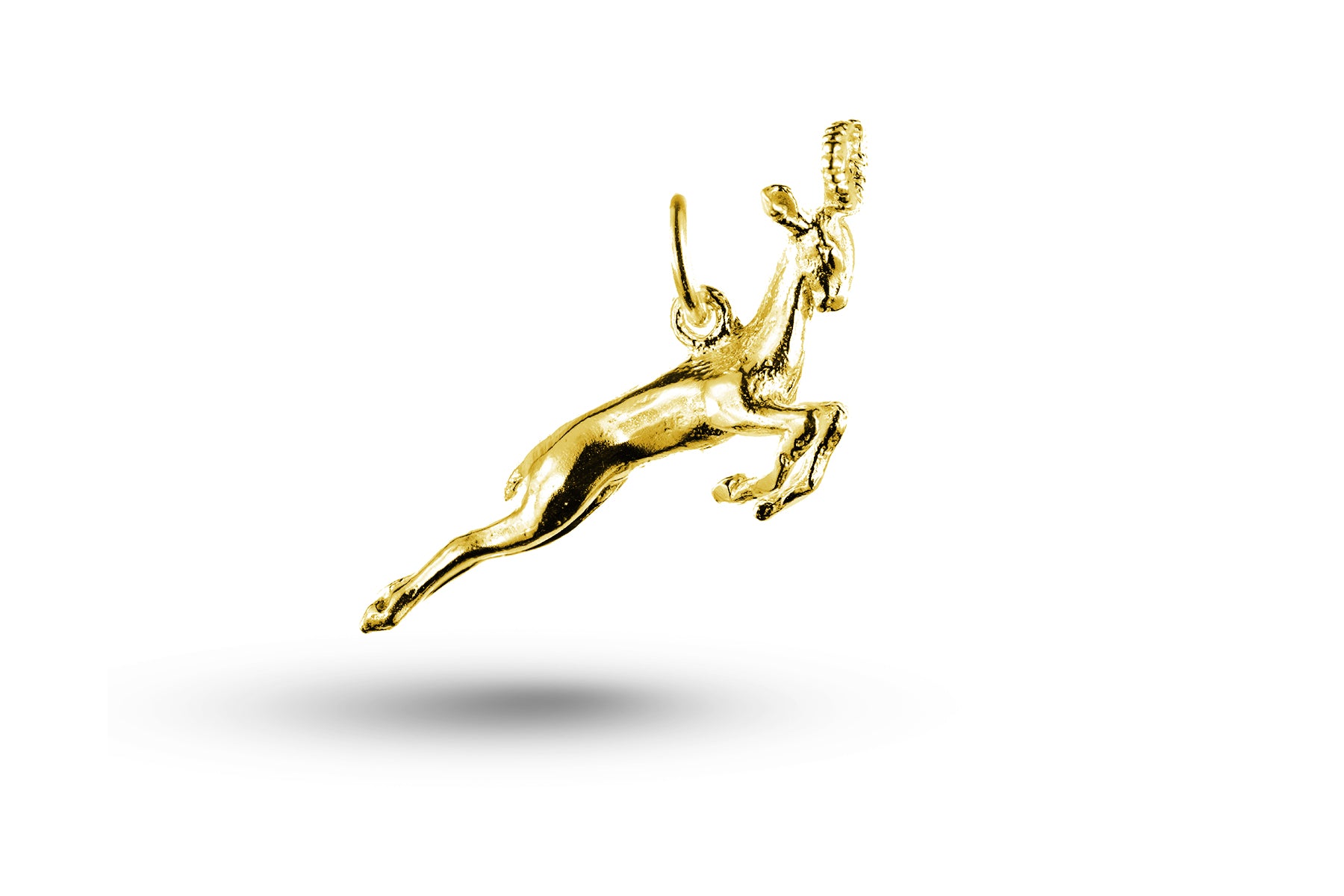 Yellow gold Gazelle charm.