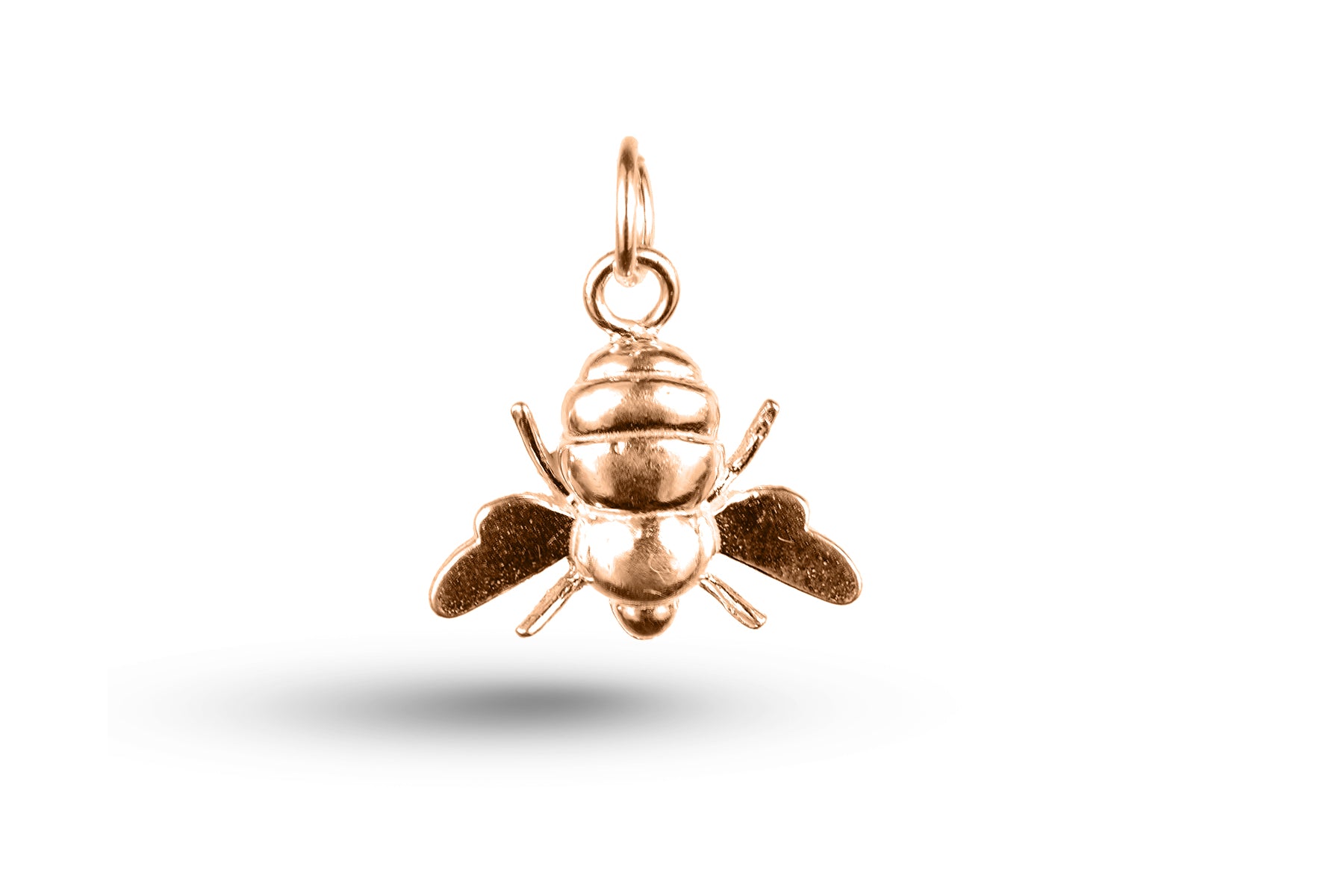 Rose gold Honey Bee charm.