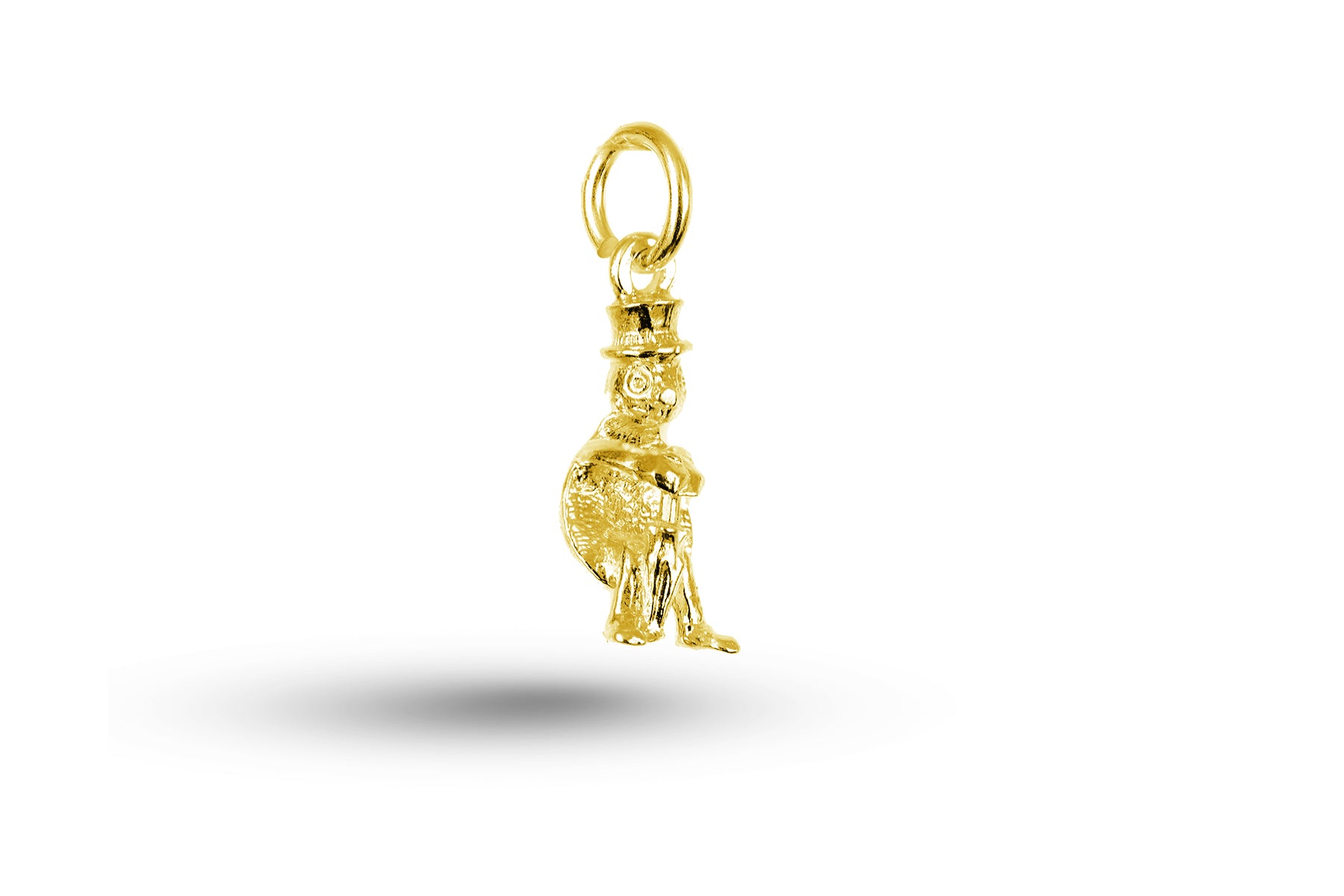Yellow gold Ladybird with Umbrella charm.