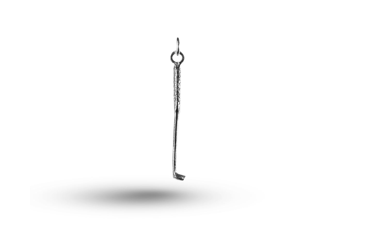White gold Golf Club charm.