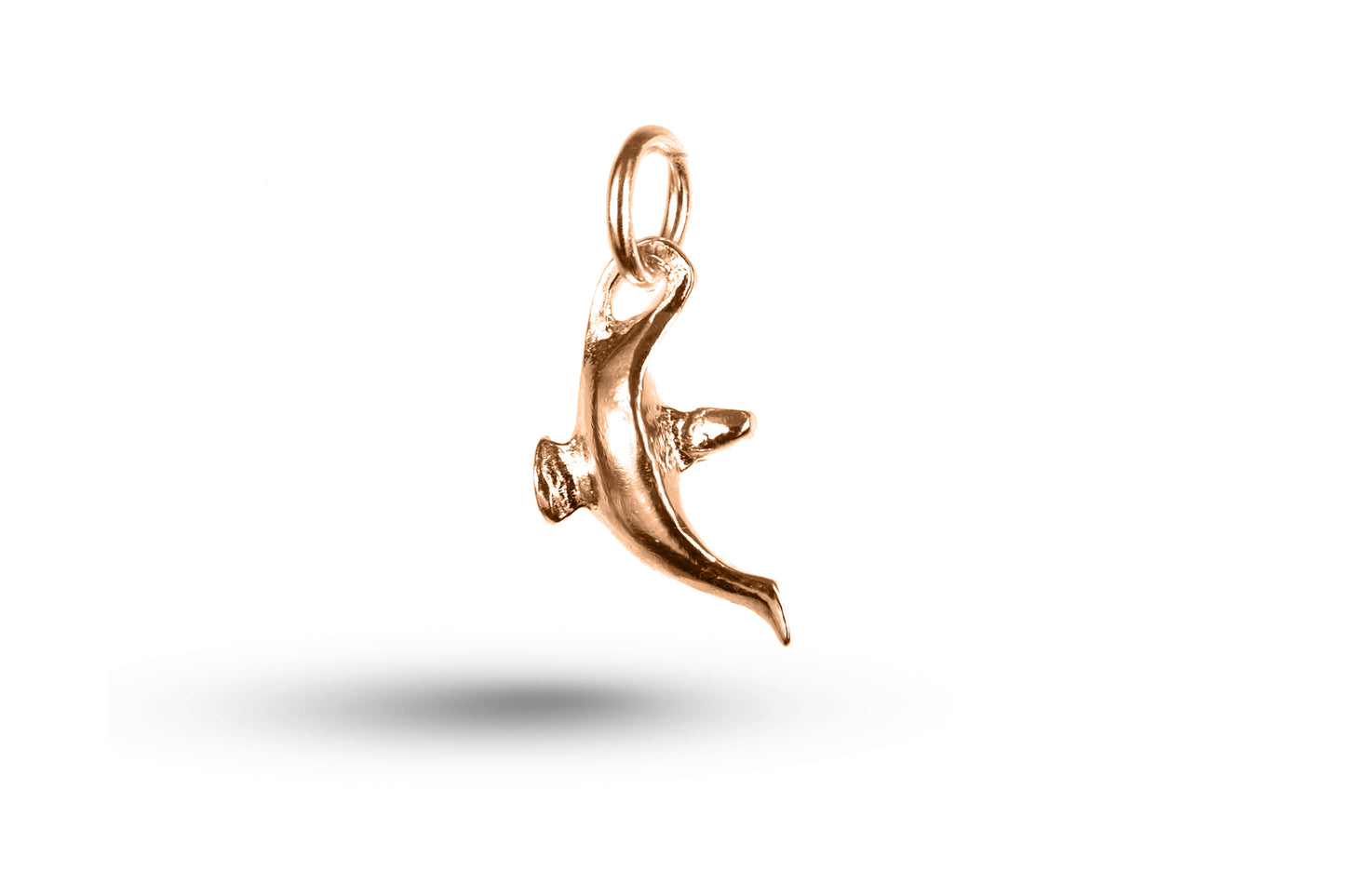 Rose gold Alladins Lamp charm.