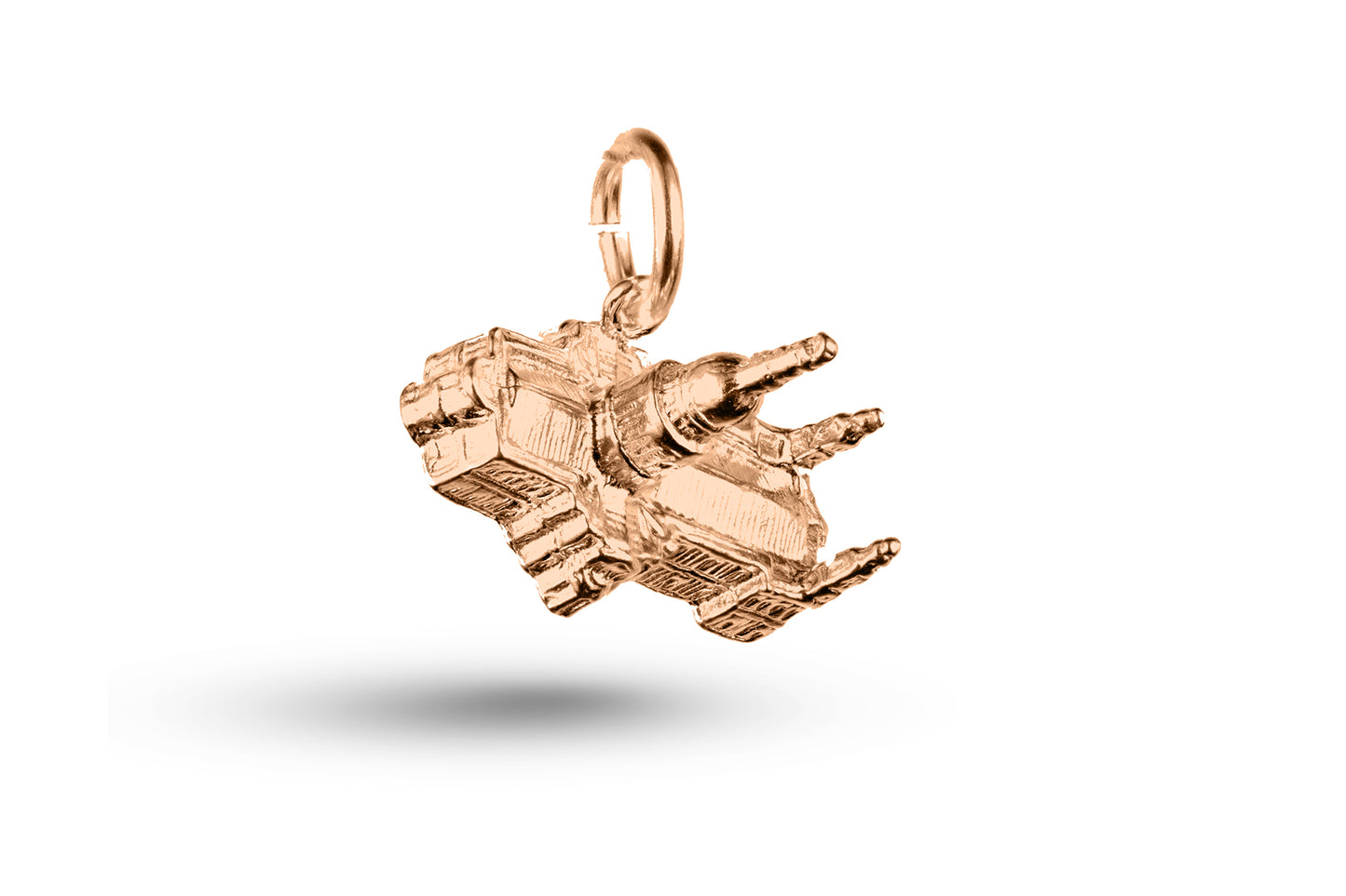 Rose gold St Pauls Cathedral charm.