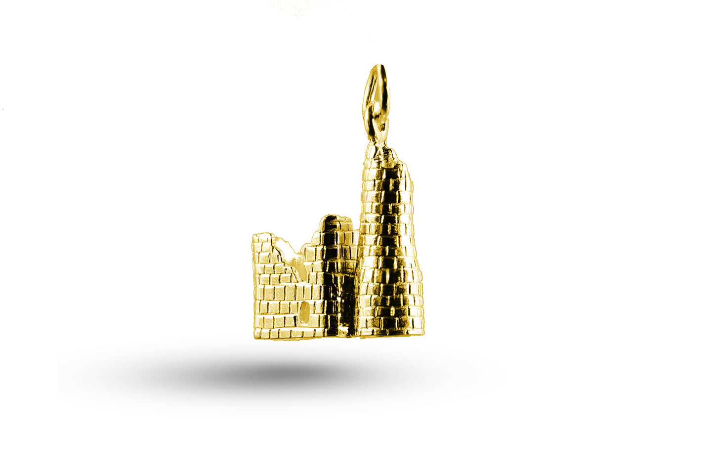 Yellow gold Tin Mine charm.