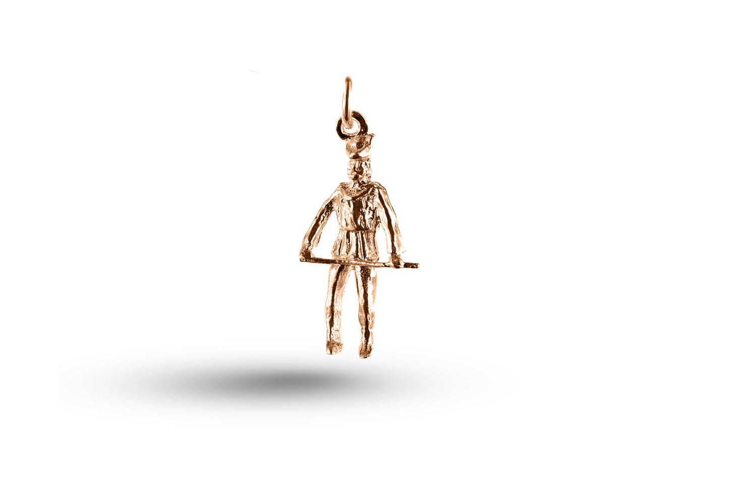Rose gold Little John charm.