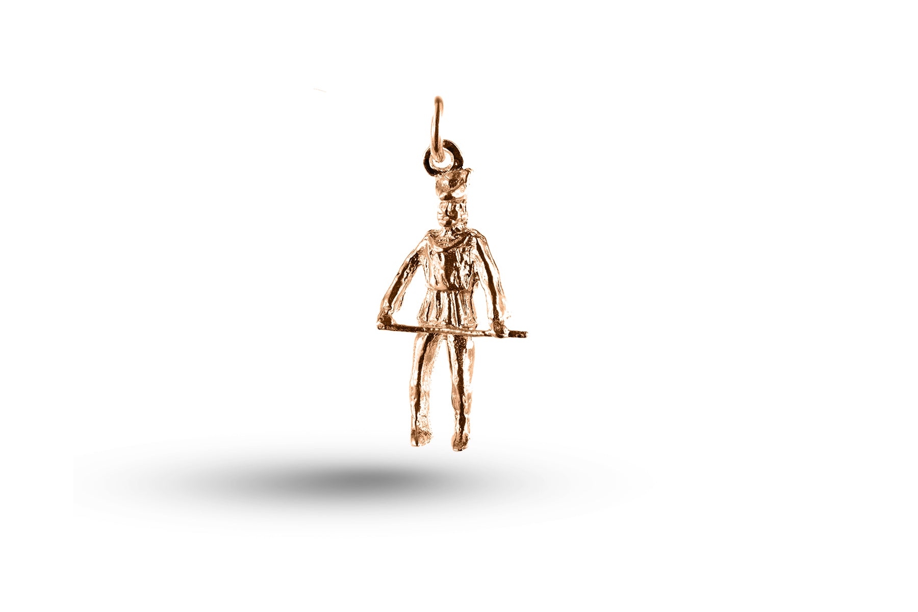 Rose gold Little John charm.