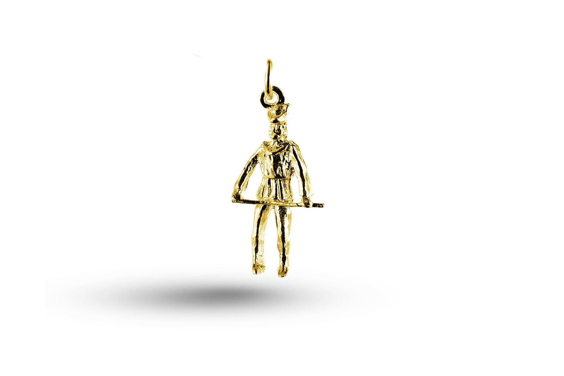 Yellow gold Little John charm.