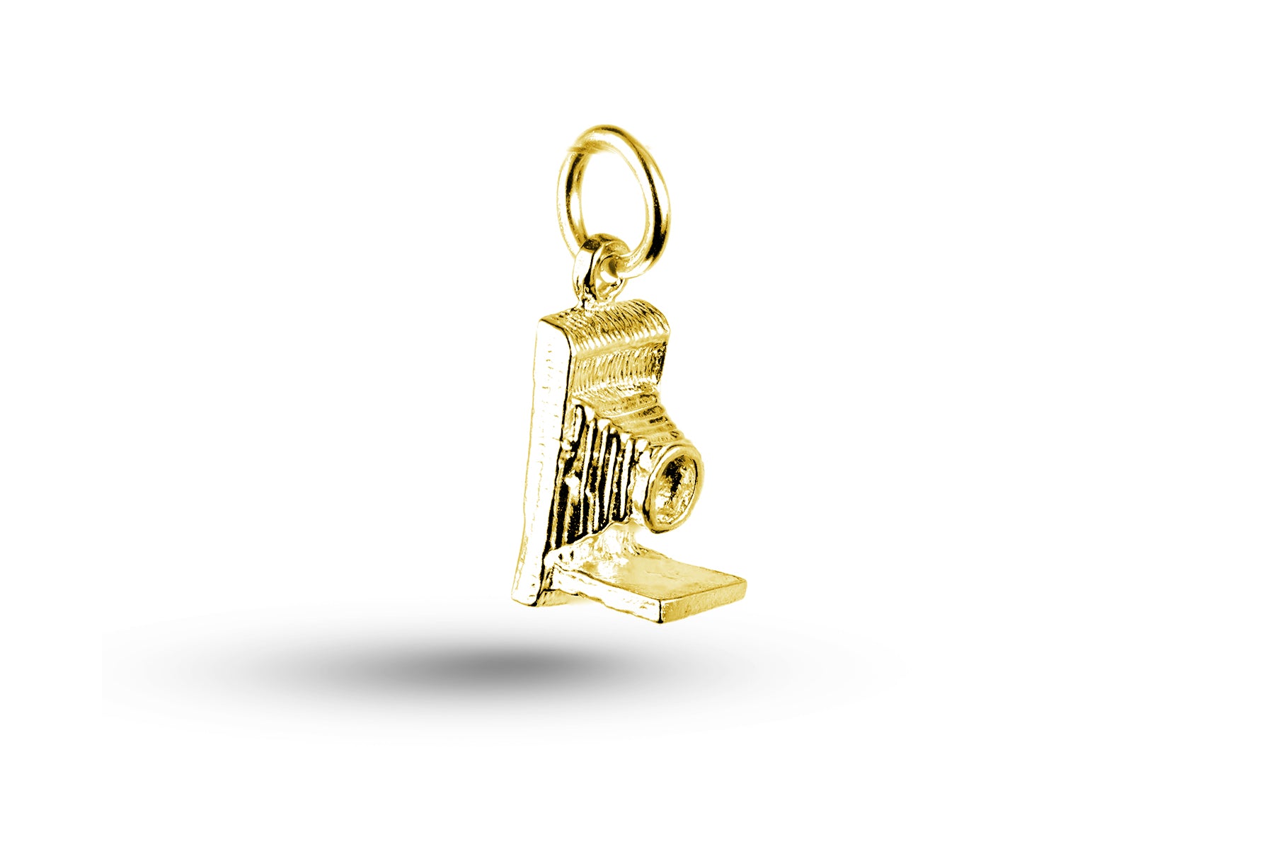 Luxury yellow gold Camera charm.