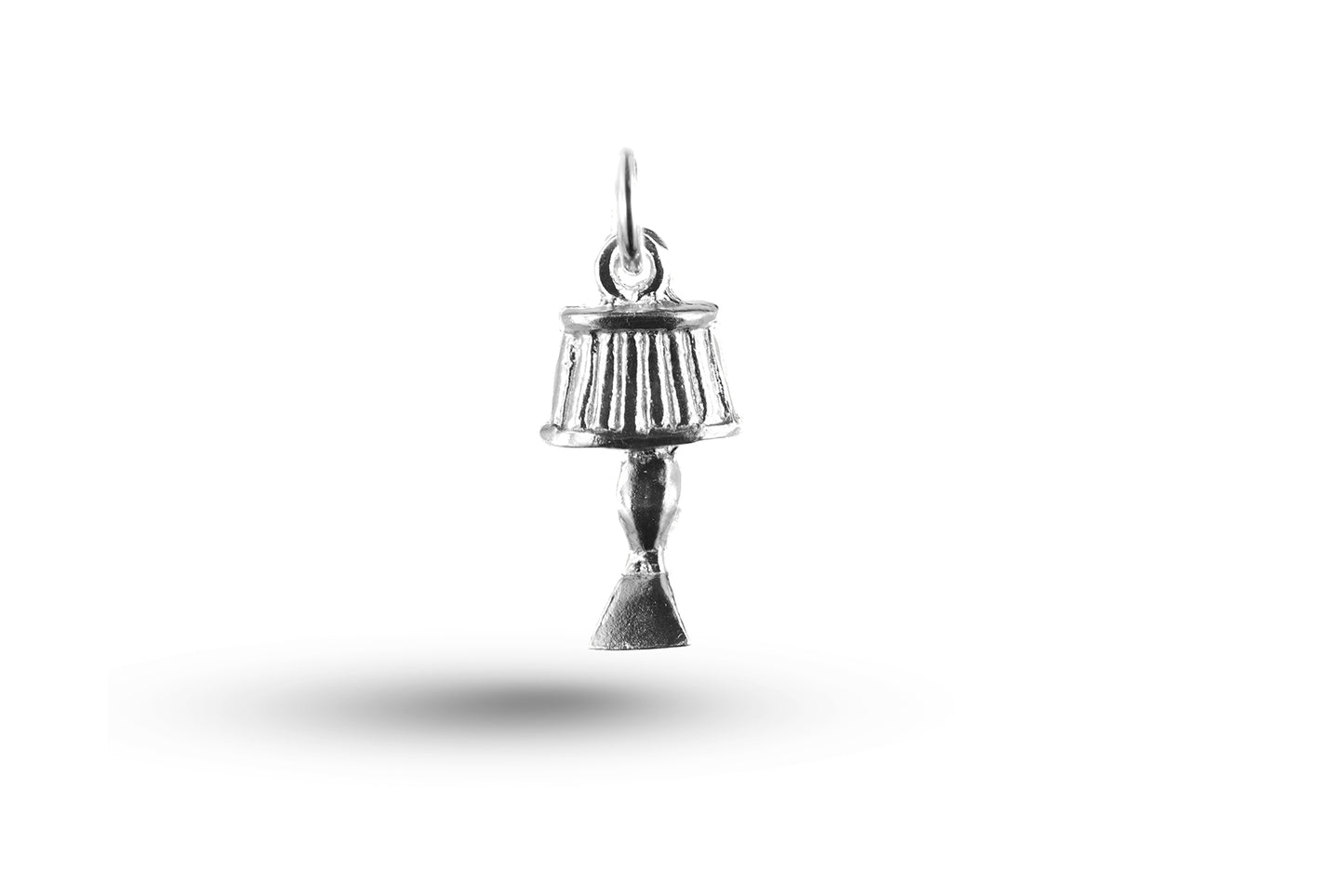White gold Table Lamp charm.