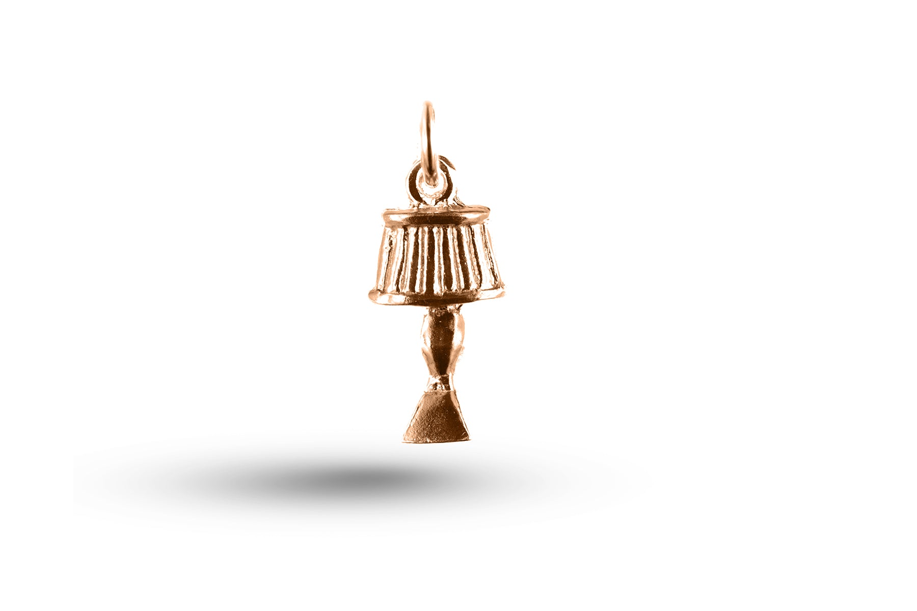Rose gold Table Lamp charm.