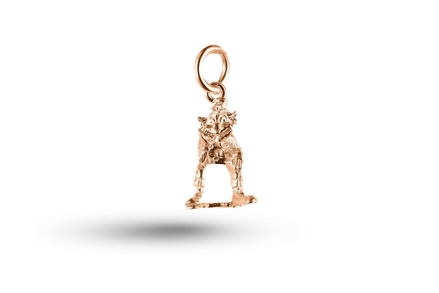 Rose gold Clown with Stone charm.