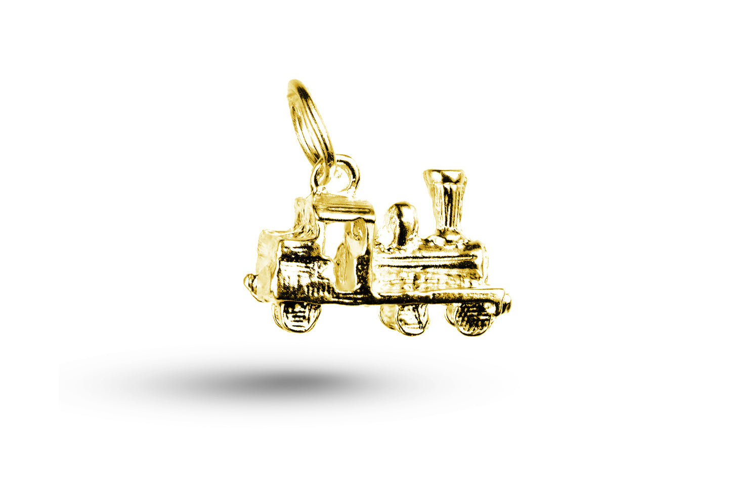 Yellow gold Train charm.