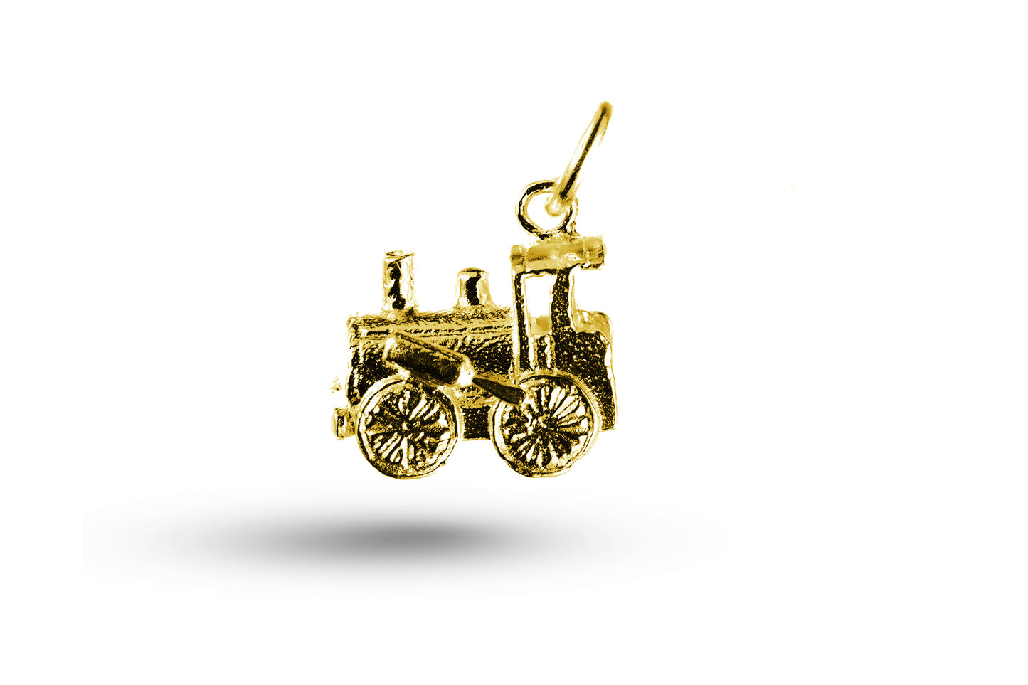 Yellow gold Train charm.