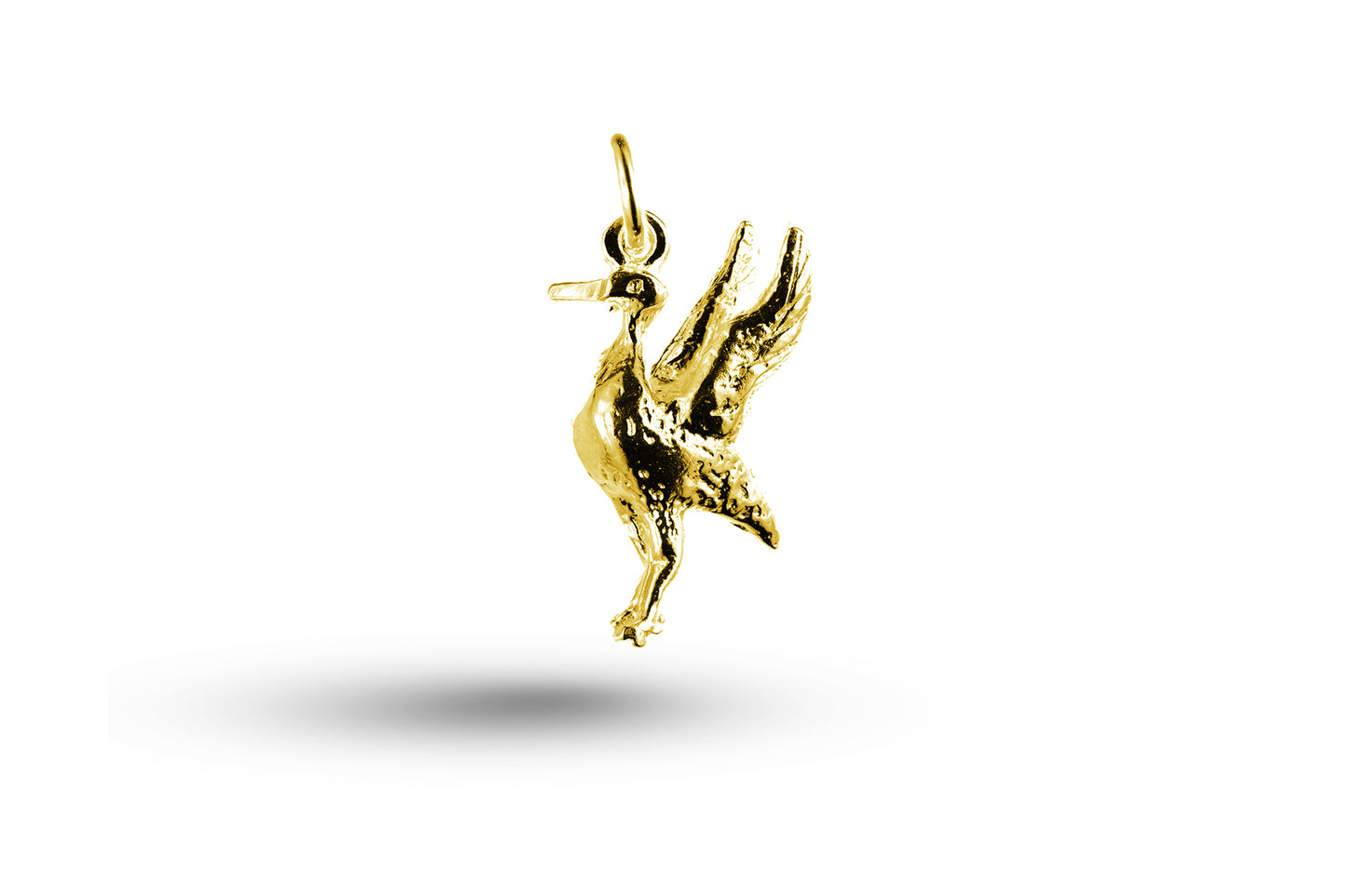 Yellow gold Liver Bird charm.