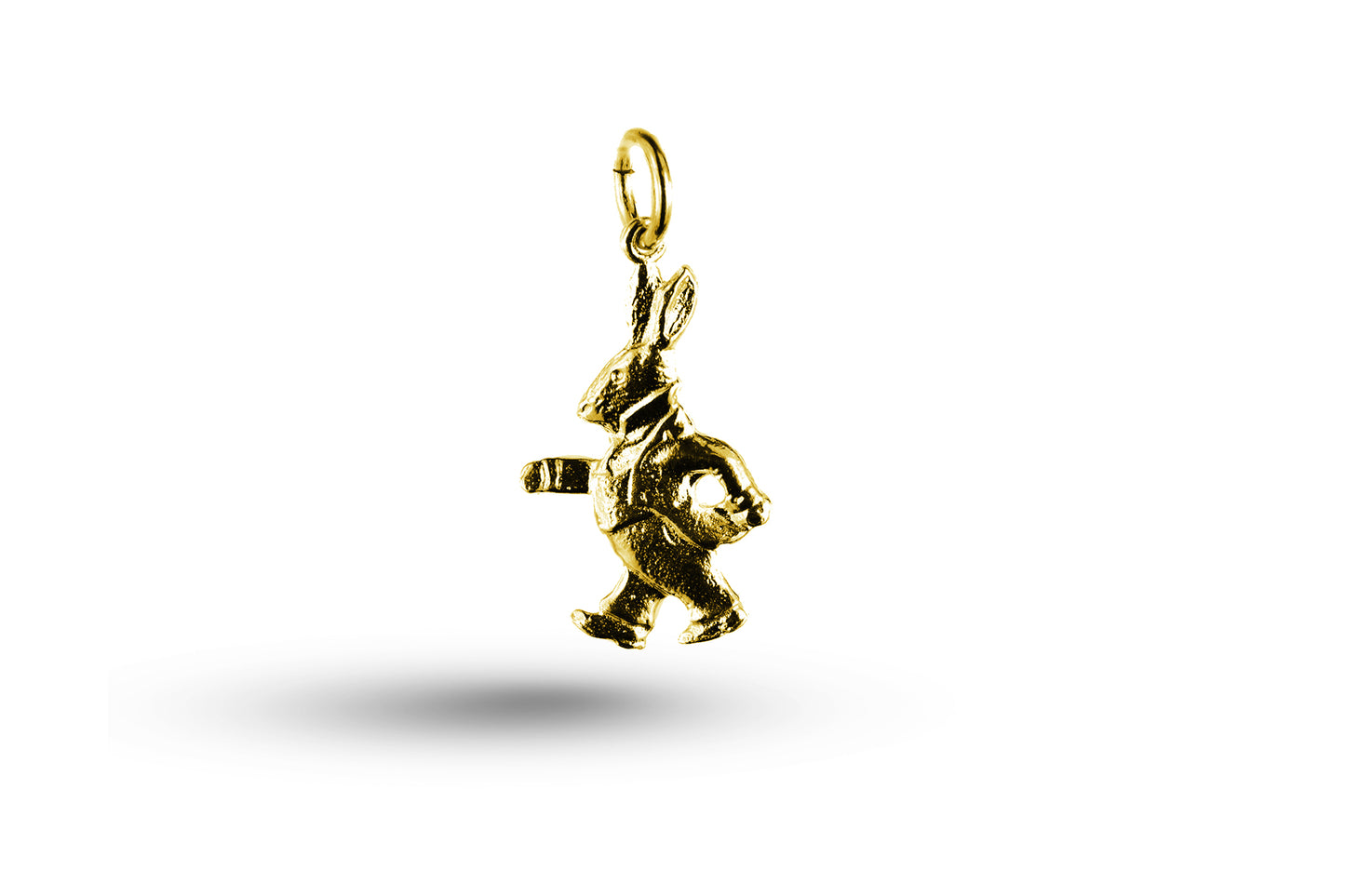 Yellow gold Mr Bunny charm.