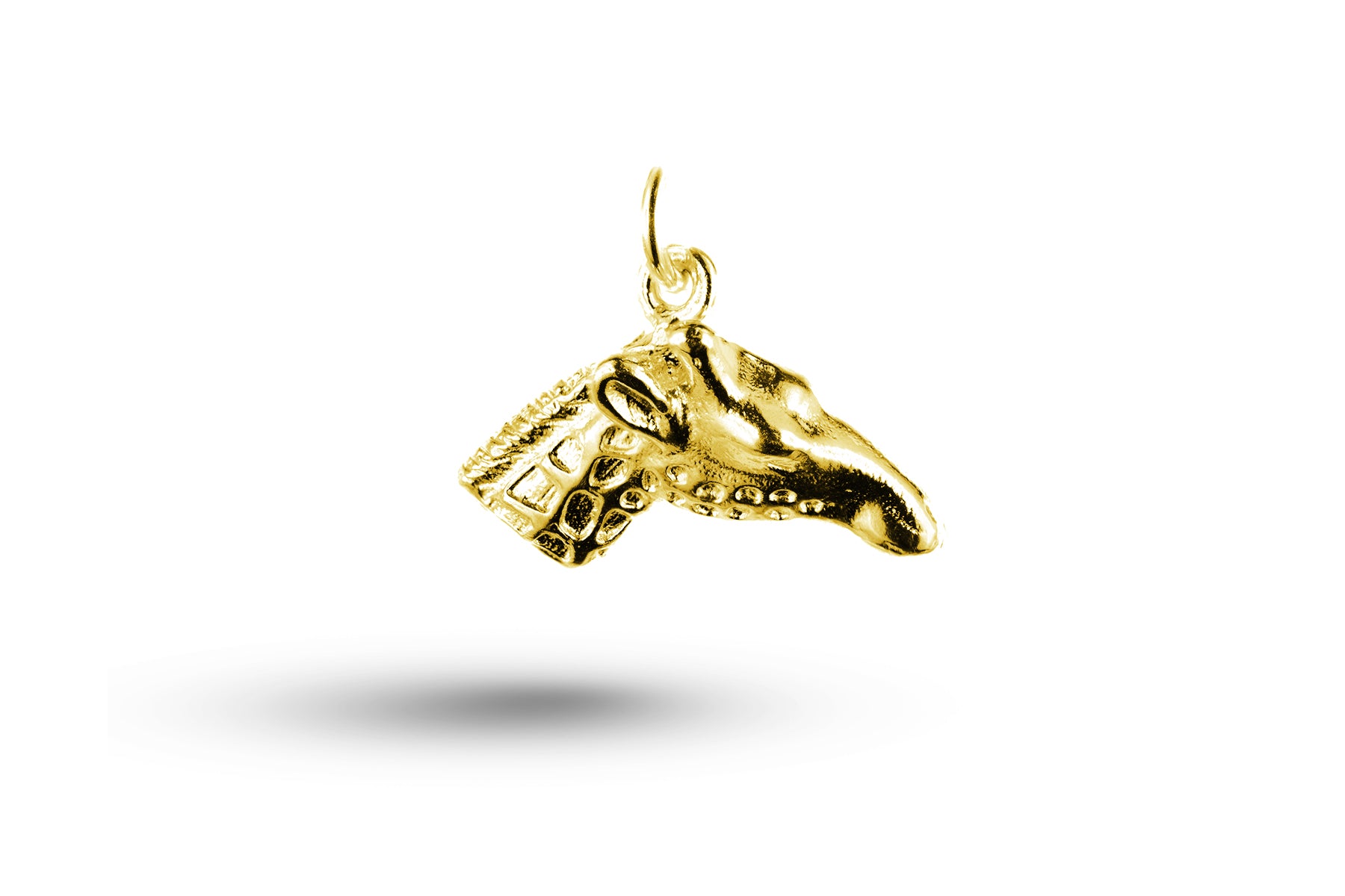 Yellow gold Giraffe Head charm.