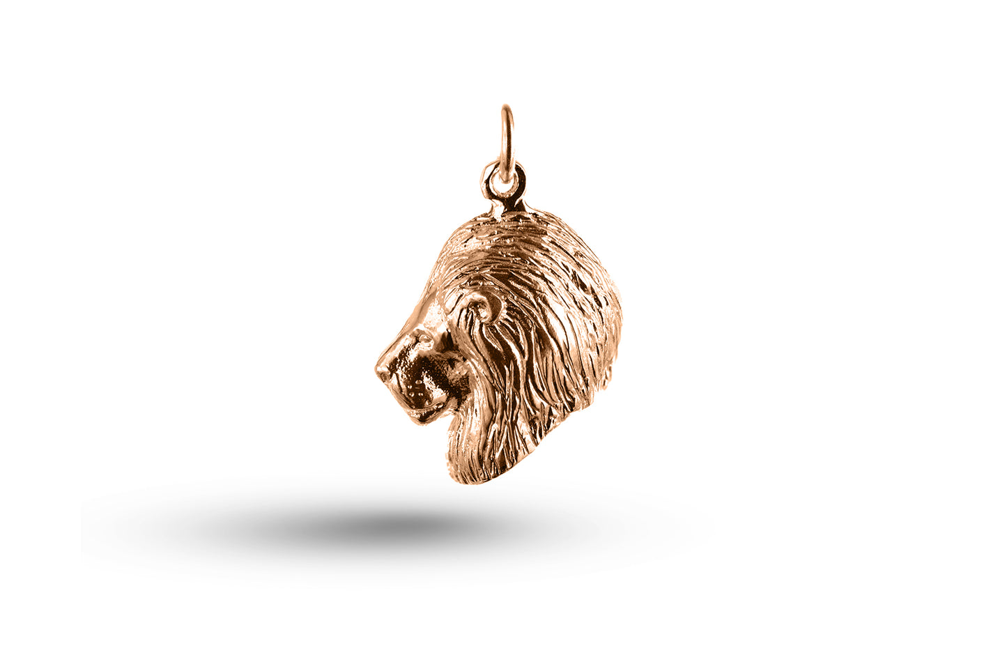 Rose gold Lion Head charm.