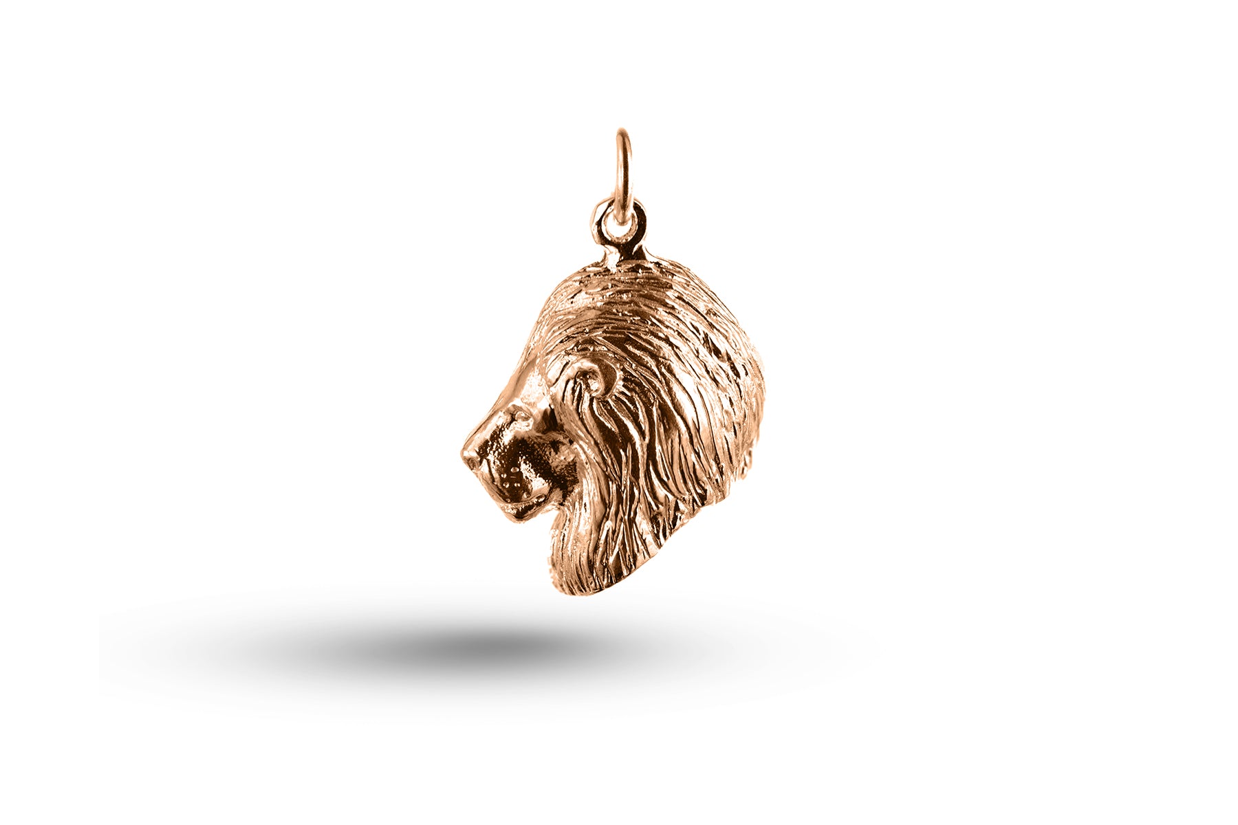 Rose gold Lion Head charm.