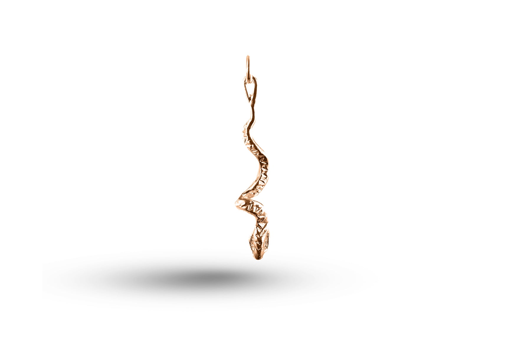 Rose gold Snake charm.