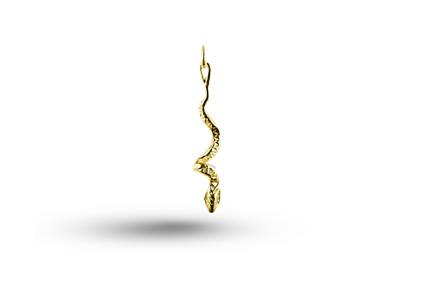 Yellow gold Snake charm.