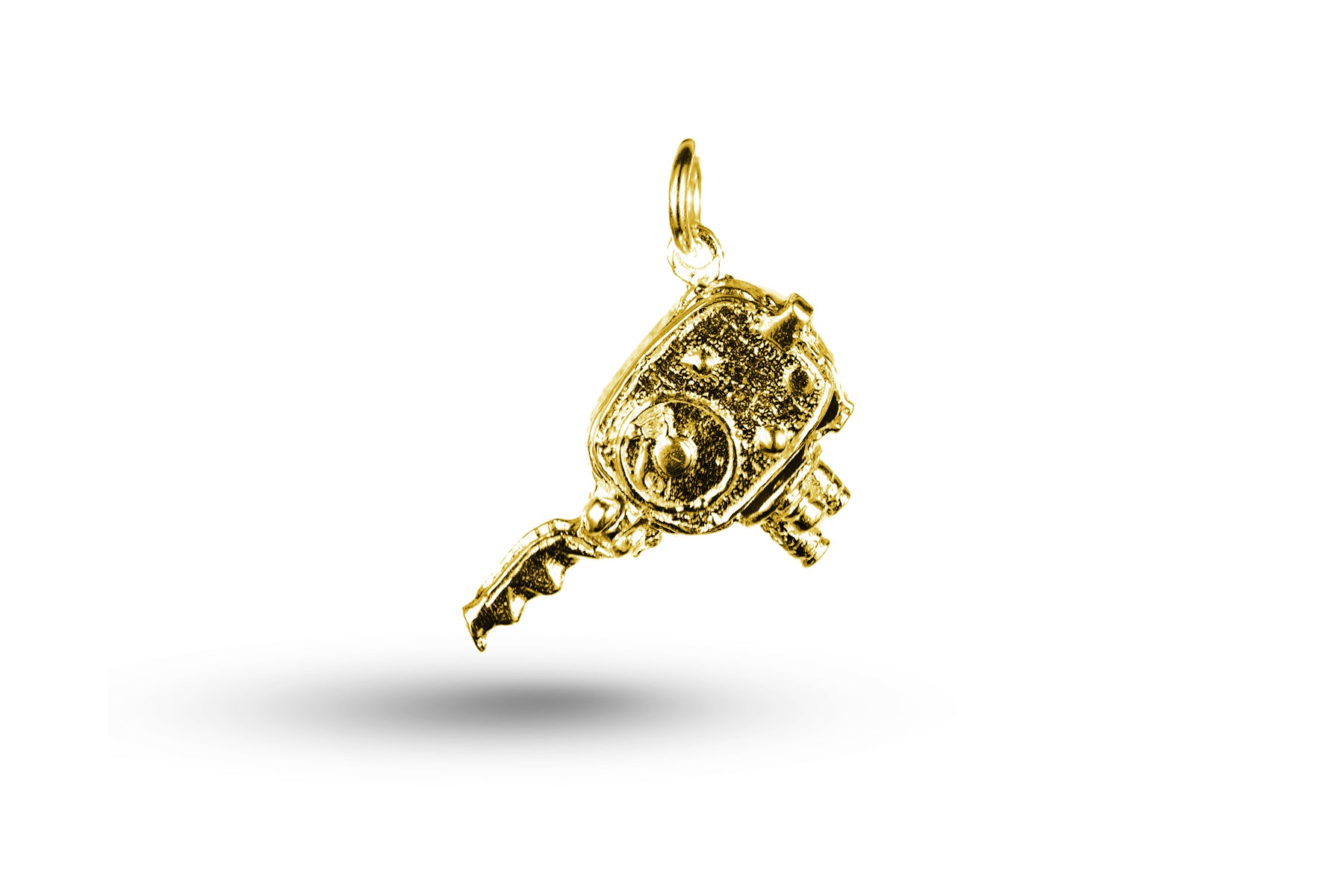 Yellow gold Cine Camera charm.