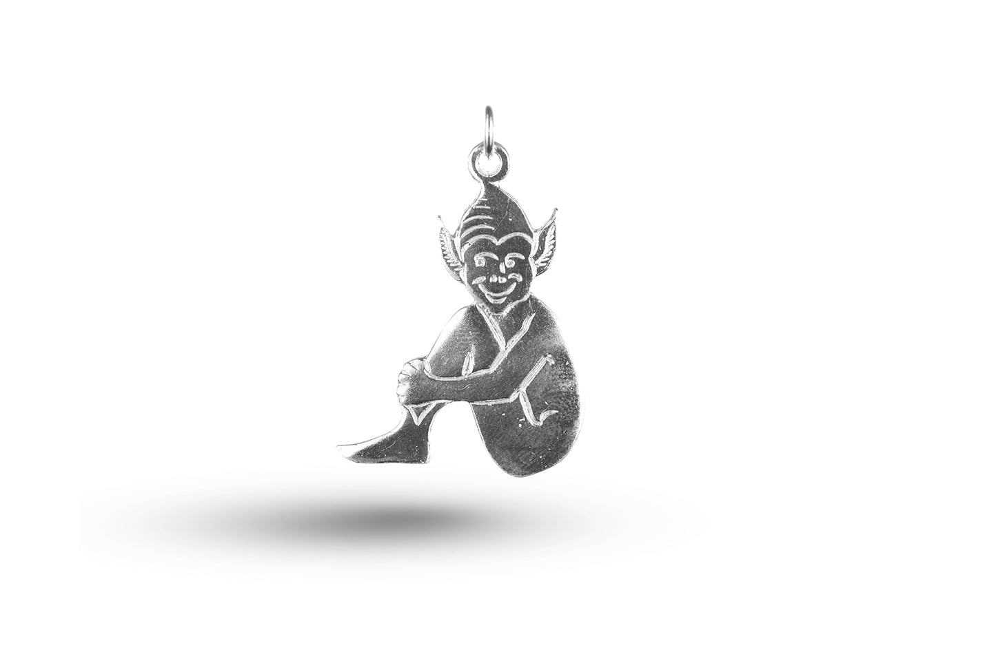 White gold Heavy Pixie charm.