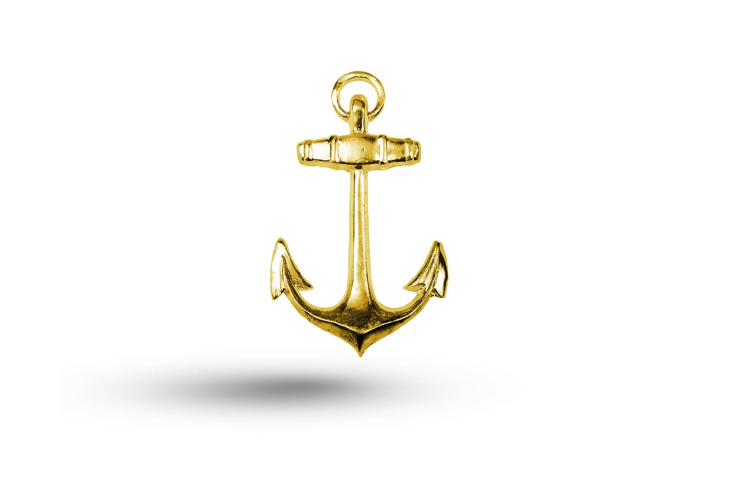 Yellow gold Heavy Anchor charm.
