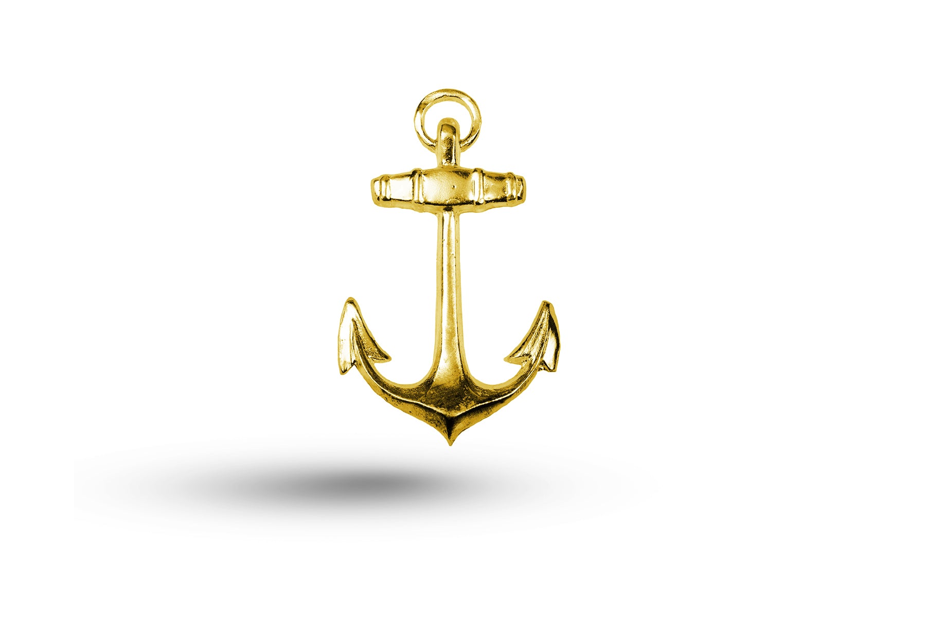 Yellow gold Heavy Anchor charm.