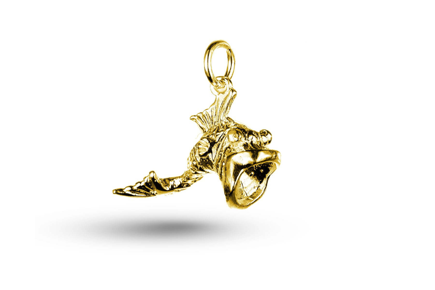 Yellow gold XL Fish charm.