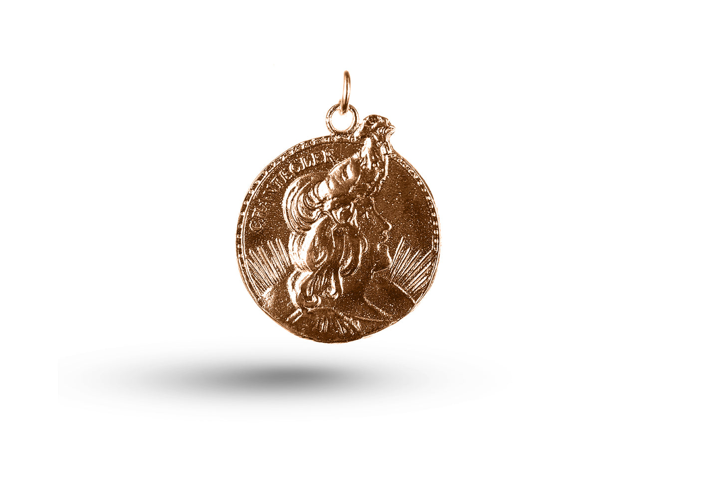 Charms Direct Art Nouveau Lady on Coin Charm