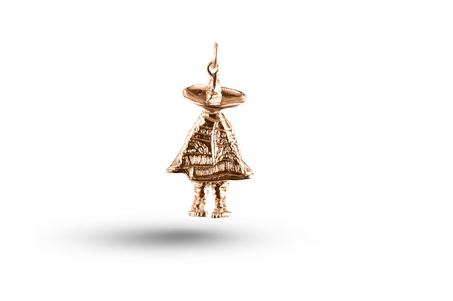 Rose gold Sleeping Mexican charm.