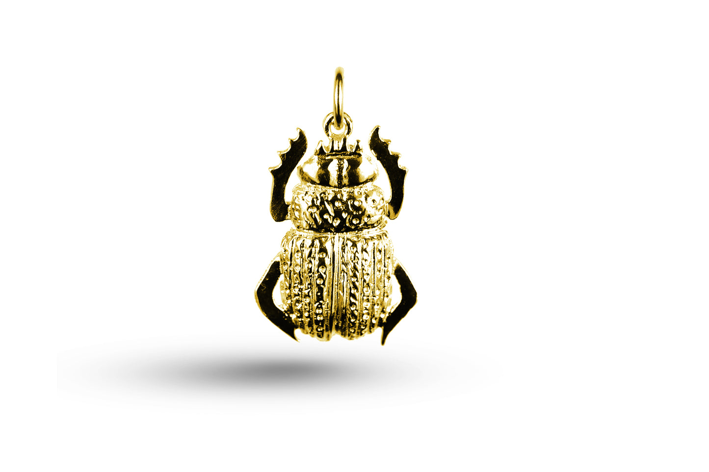 Yellow gold Scarab charm.