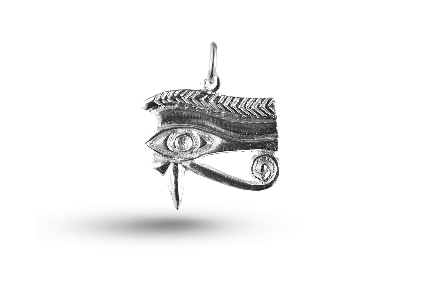 White gold Right Eye of Horus charm.