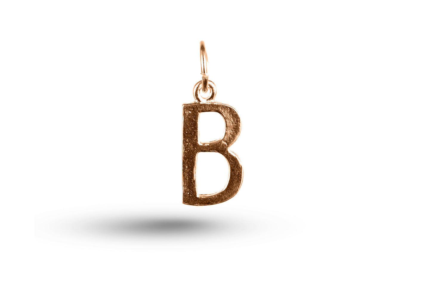 Rose gold Rose Gold Alphabet B Letter charm.