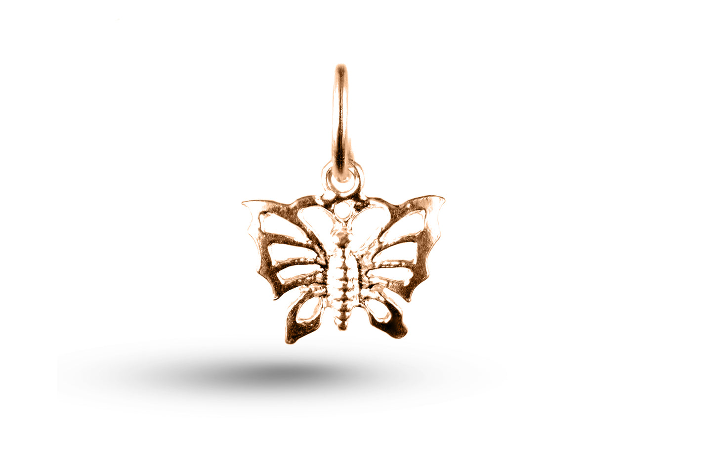 Rose gold Pretty Butterfly charm.
