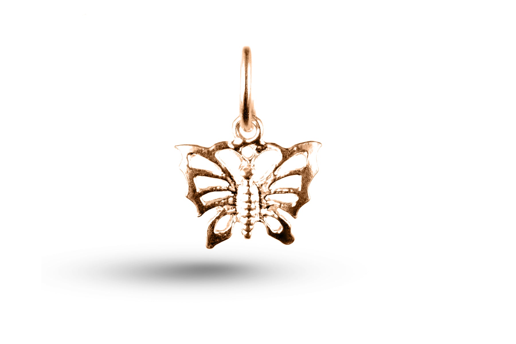 Rose gold Pretty Butterfly charm.