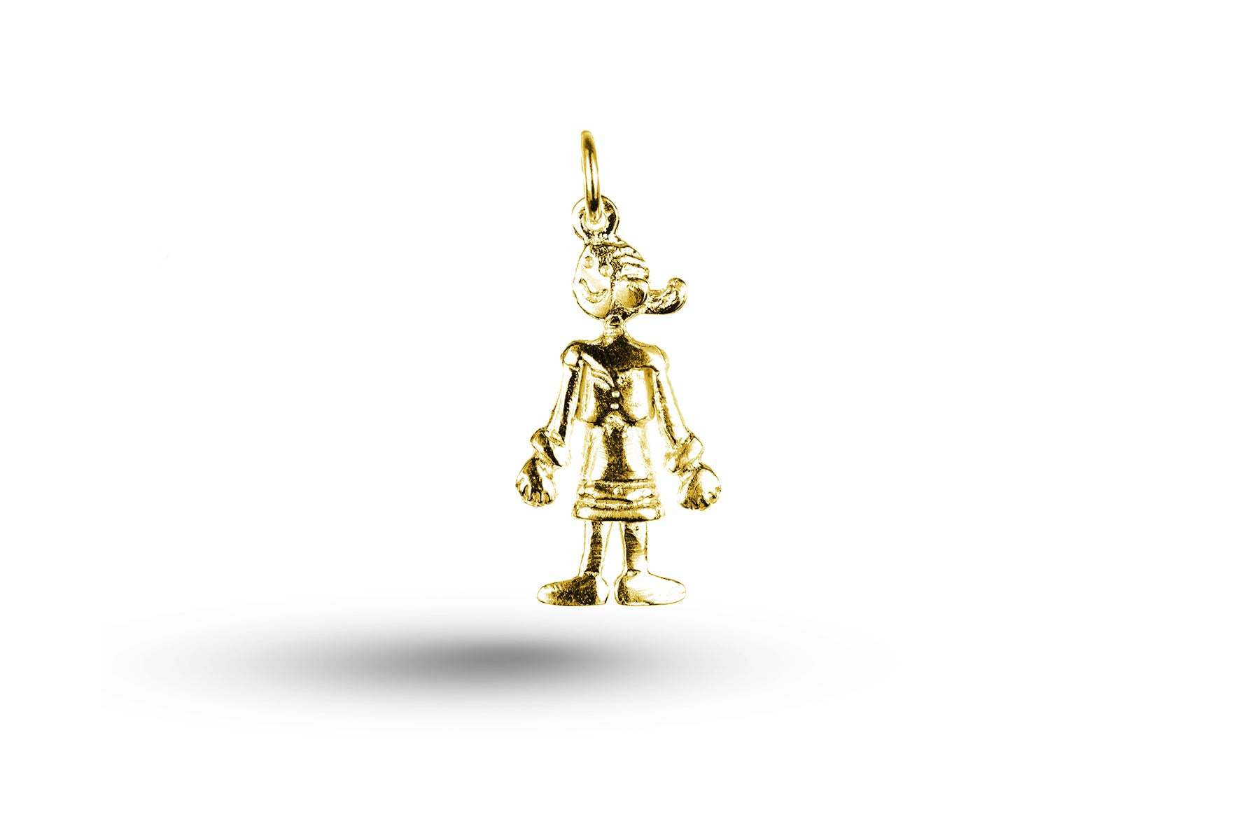 Yellow gold Olive charm.