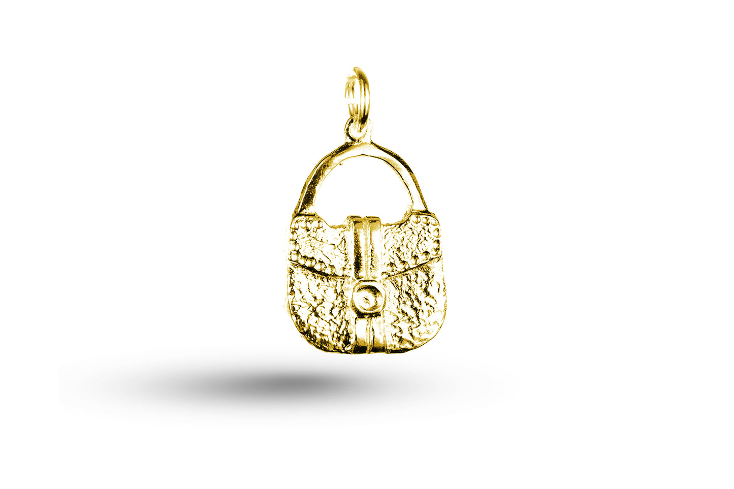 Yellow gold Handbag charm.