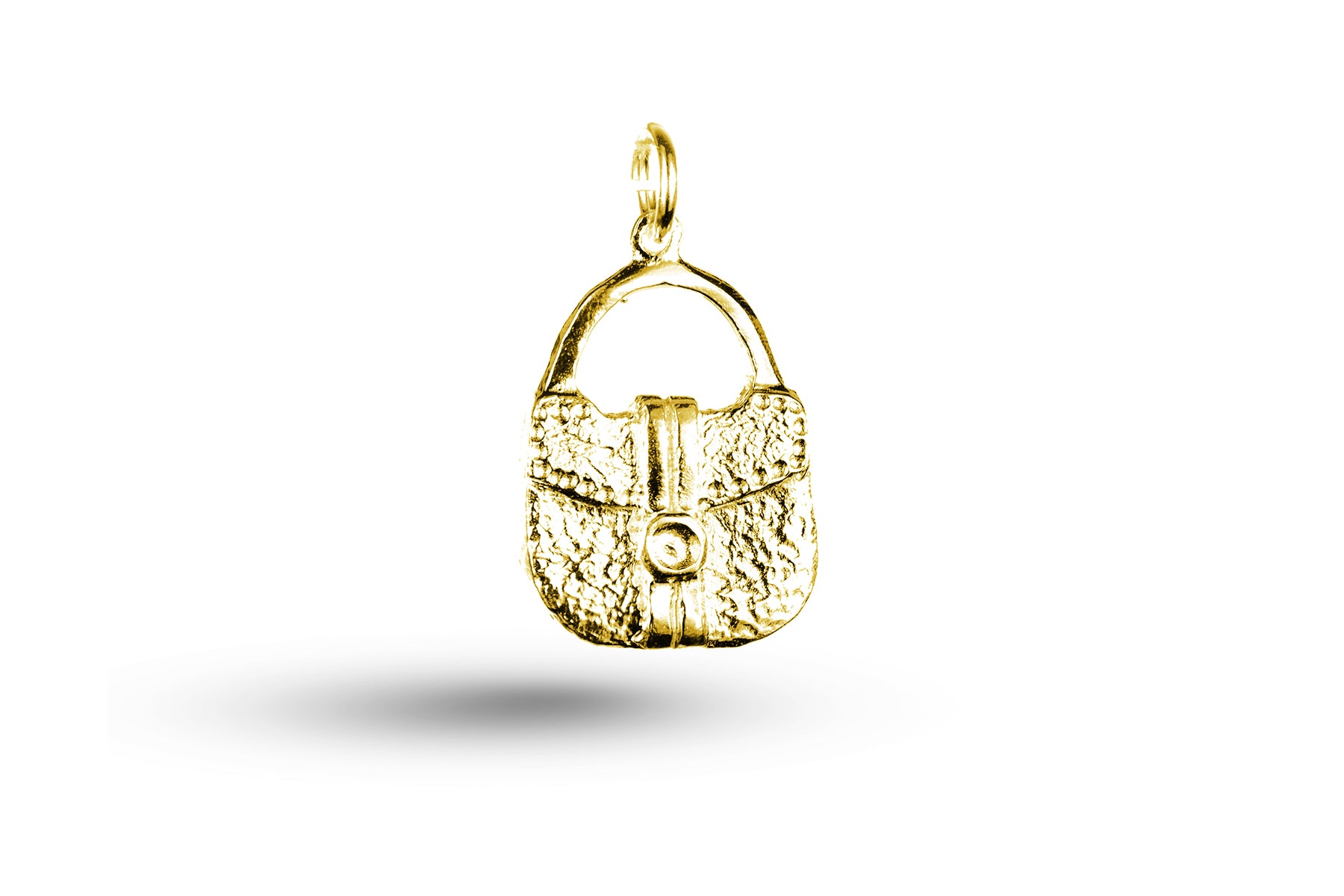 Yellow gold Handbag charm.